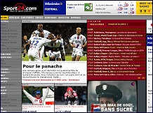 Aper�u du site Sport sur Sport24.com