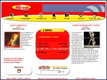 Aperçu du site Radio Espace