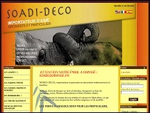 Aperu du site Soadi Dco - dcoration intrieure bois et bambou en direct d'Asie