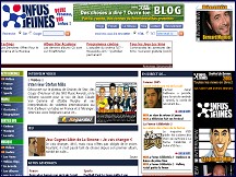 Aperçu du site Infos Jeunes France