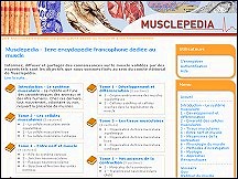 Aperu du site Musclepedia - encyclopdie en ligne ddie au muscle