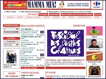 Aperçu du site Carrefour Spectacles