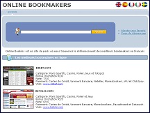 Aperu du site Online Bookmakers - meilleurs bookmakers en franais