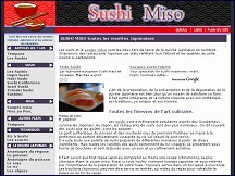 Aperu du site Sushi et Miso - recettes japonaises, guide culinaire japonais