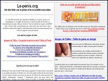 Aperu du site Le-Penis.org - infos sur le pnis et la sexualit masculine