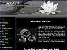 Aperçu du site La Lune d'Argent - bijoux en argent