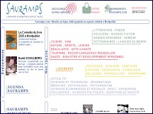 Aperu du site Librairie en ligne, biliographies et agenda culturel  Montpellier