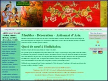 Aperu du site Artisanat Indien - meubles & objets de dcoration indiens, chinois et tibtains