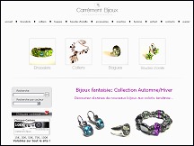 Aperu du site Carrement-Bijoux.com - bijoux fantaisie tendance