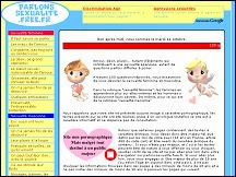Aper�u du site Parlons Sexualit� - questions-r�ponses sur la sexualit� f�minine et masculine