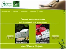 Aper�u du site Laboratoires des Mascareignes - infos et soins acn� et psoriasis