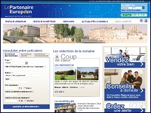 Aper�u du site Le Partenaire Europ�en - vente, achat immobilier entre particuliers