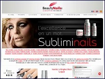 Aperu du site Beauty Nails - produits pour la beaut des ongles