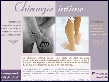 Aper�u du site Chirurgie-Intime.info - site d'informations sur la chirurgie intime