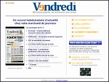 Aper�u du site Vendredi.info - le meilleur du web sur papier