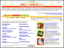 Aper�u du site SitesPourEnfants.com