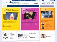 Aper�u du site Pigier - r�seau d'enseignement technique priv�