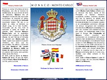 Aperu du site Monaco - Monte-Carlo Online