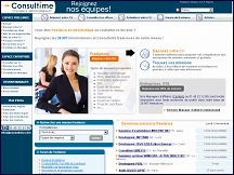 Aperu du site Consultime - missions freelance en informatique