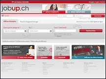 Aperu du site JobUp - site d'emploi en Suisse romande, offres d'emploi Jobup.ch