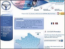 Aperu du site ASCUR France - stages de rcupration de points de permis conduire