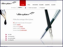 Aperçu du site Arbre à Plumes - boutique de stylos plumes