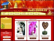 Aper�u du site No�l D�co - boutique de d�corations maison pour No�l