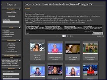 Aperçu du site Caps-TV.com - base de donnée de captures d'écran télé