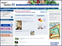 Aperçu du site BNQ Québec