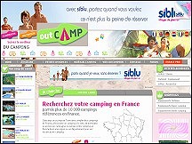Aperu du site Outcamp - annuaire des campings en France