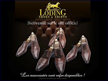Aperu du site LodinG - chaussures de luxe et pulls pour hommes