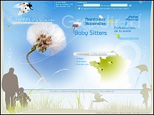 Aper�u du site Grandir Ici - petites annoces en rapport avec le monde des enfants