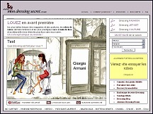 Aper�u du site Mon Dressing Secret - location de robes de cr�ateurs et sacs de luxe