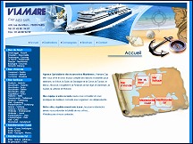 Aperu du site Viamare Cap Mer - agence de voyages en bateau, billets pour traverses maritimes