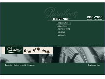 Aper�u du site Paraboot - chaussures haut de gamme