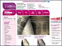 Aper�u du site Le20.fr - grands vins de Bourgogne, Bordeaux et Vall�e du Rh�ne