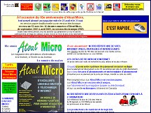 Aperu du site Atout Micro - magazine canadien sur les ordinateurs