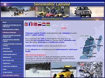 Aperu du site Motoneige en Laponie - raids en motoneige, rallyes sur glace en Laponie