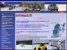 Aper�u du site Motoneige en Laponie - raids en motoneige, rallyes sur glace en Laponie
