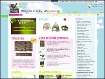 Aper�u du site Jardins Anim�s - vente d'outils et de d�corations de jardin