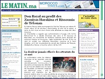 Aperçu du site Le Matin du Sahara - LeMatin.ma