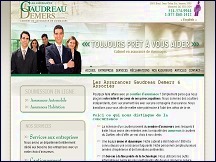 Aperu du site Assurances Gaudreau Demers - courtier en assurance Montral