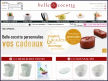 Aperu du site Belle Cocotte - articles de cuisine et arts de la table