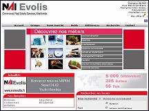 Aperu du site Nai Evolis - rseau international de conseil en immobilier d'entreprise