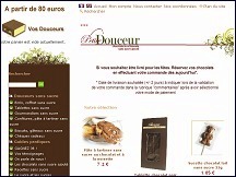 Aperu du site Petite Douceur - chocolats sans sucre ajout