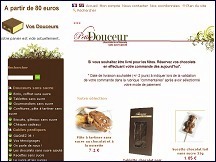 Aper�u du site Petite Douceur - chocolats sans sucre ajout�