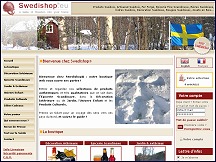 Aperu du site Swedishop - picerie scandinave