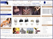 Aperu du site Edisac - maroquinerie en ligne, sacs de marque