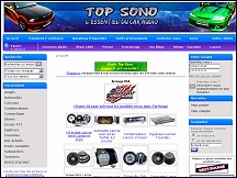 Aperu du site Top Sono - vente en ligne de produits sono et hifi pour voitures