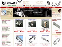 Aperu du site Vlaudy - bijoux en acier et en argent pour hommes